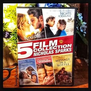 🍿MOVIE NIGHT🍿5 DVDS! FILM COLLECTION/ NICHOLAS SPARKS/ EXCELLENT CONDITION